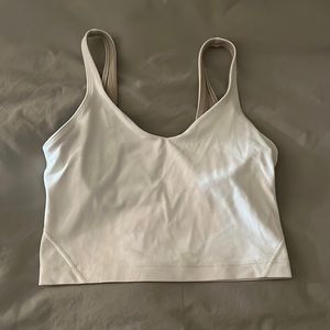 White lululemon align tank